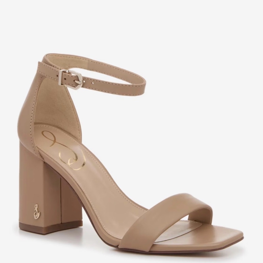 Sam Edelman Womens Daniella Block Heel Sandals Size 10.5 Heels Ankle Strap